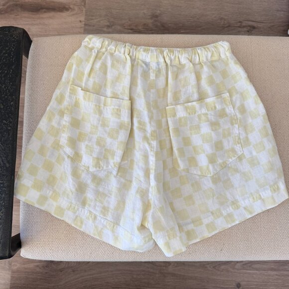 Holiday the Label Cream Check Short Set S - Picture 7 of 10